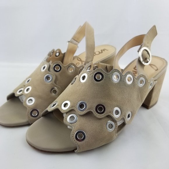 Sam Edelman | Seana Block Heel Sandal in "Bistro" - Picture 4 of 10